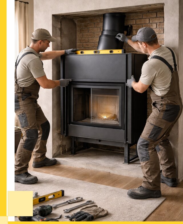 Установка каминных топок в Бугульме под ключ от 18194 р. | ЭриданБгл