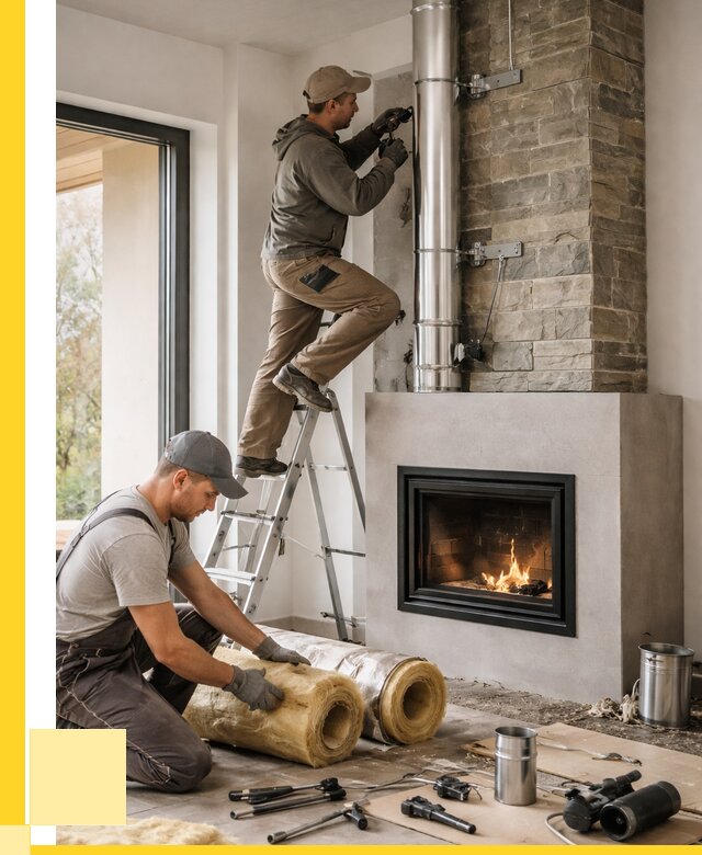 Монтаж дымоходов для каминов в Бугульме от 15162 р. ЭриданБгл