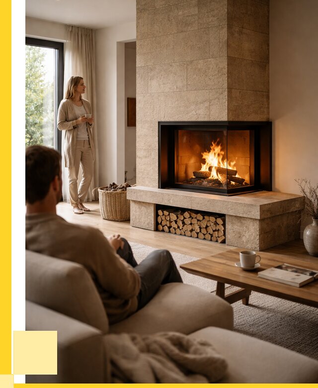 Угловые камины из кирпича установка в Бугульме от 151620 р. ЭриданБгл