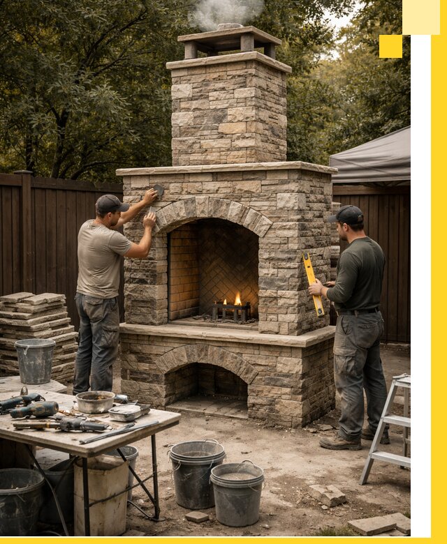 Проектирование и установка уличных каминов в Бугульме