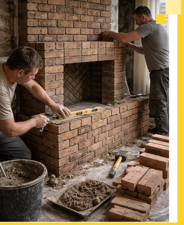 Изготовление и установка кирпичных каминов в Бугульме