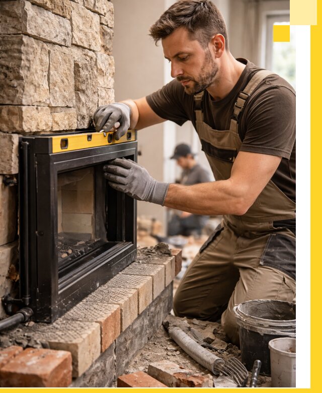 Дровяные камины под ключ в Бугульме: монтаж, обустройство