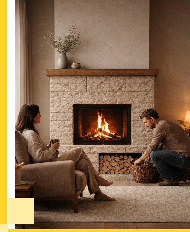 Камины для дома в Бугульме под ключ от 151620 р. | ЭриданБгл