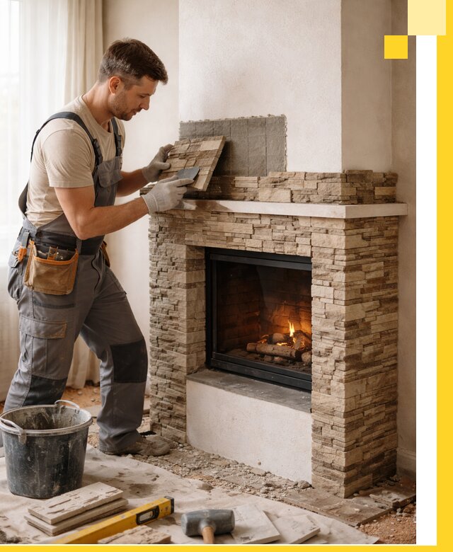 Изготовление и монтаж каминов для дома под ключ в Бугульме