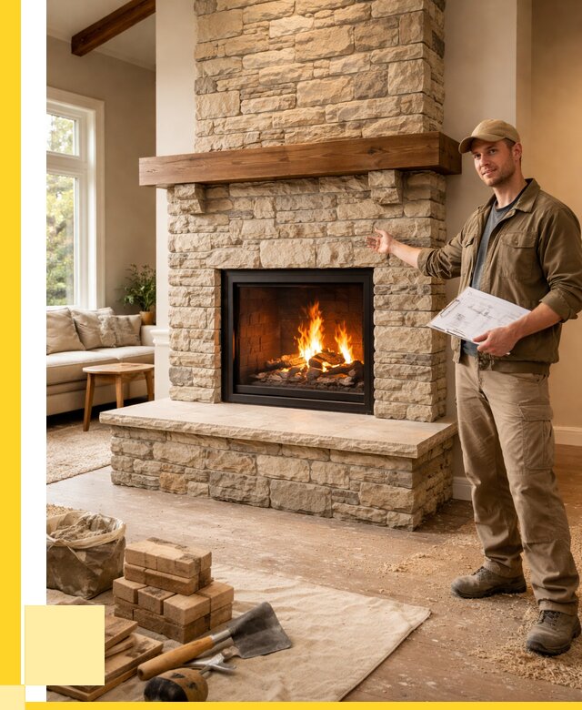 Камины под ключ в Бугульме от 181944 р. | ЭриданБгл — установка