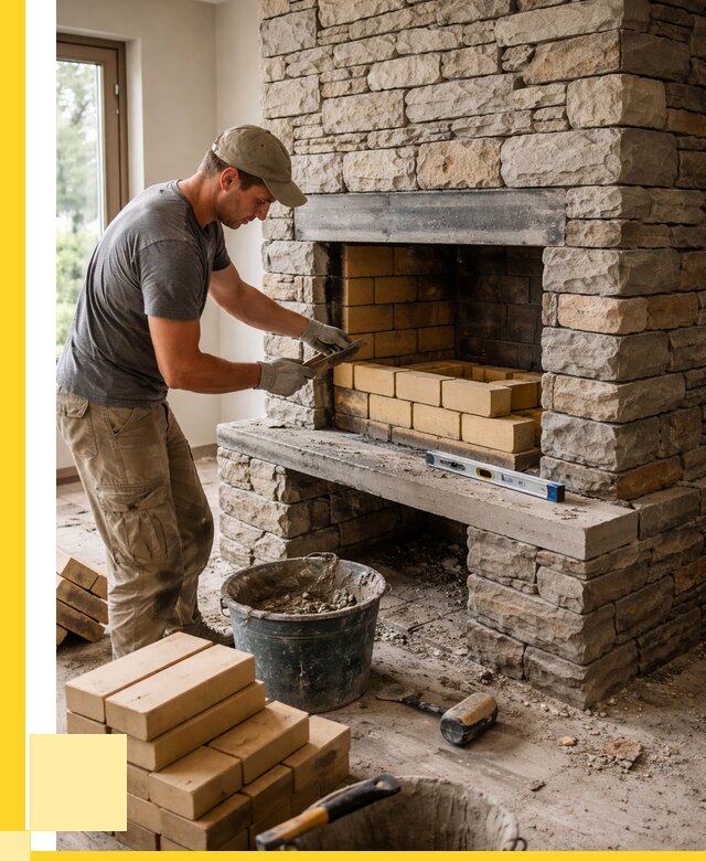 Кладка каминов и камина в Бугульме от 25270 р. ЭриданБгл