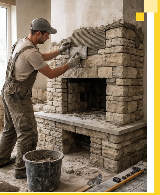 Строительство каминов под ключ в Бугульме от проектирования до монтажа