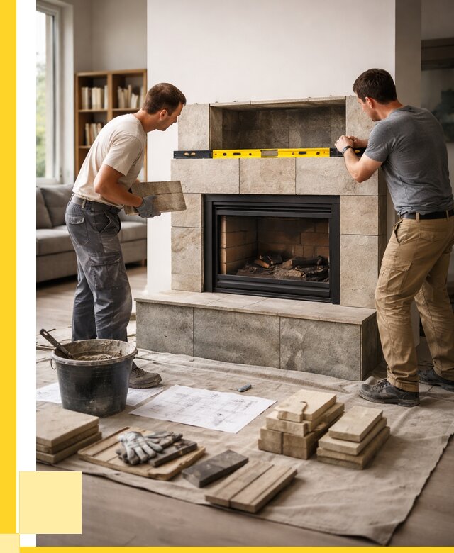 Монтаж каминов и установка в Бугульме от 45486 р. | ЭриданБгл