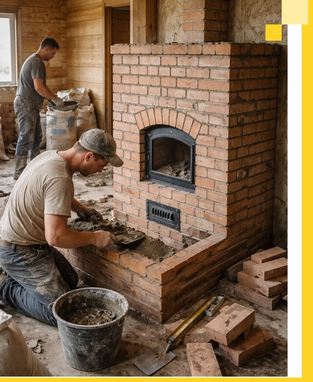 Профессиональное строительство печей в Бугульме под ключ