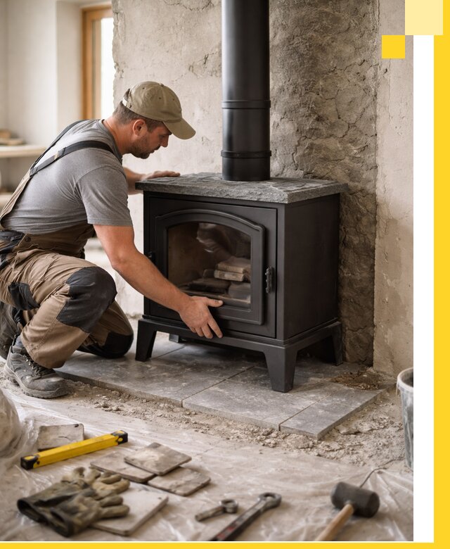 Профессиональный монтаж печей и каминов в Бугульме под ключ