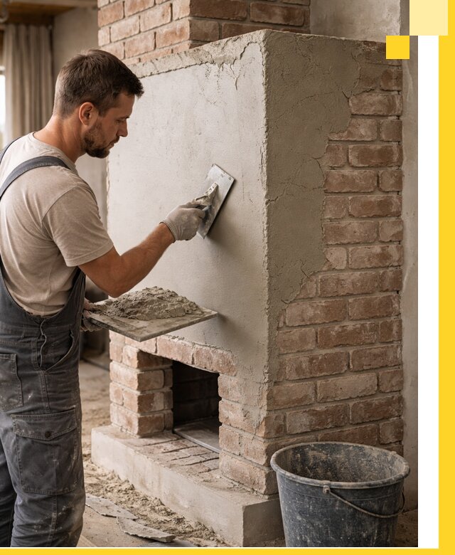 Отделка печей и облицовка каминов в Бугульме под ключ