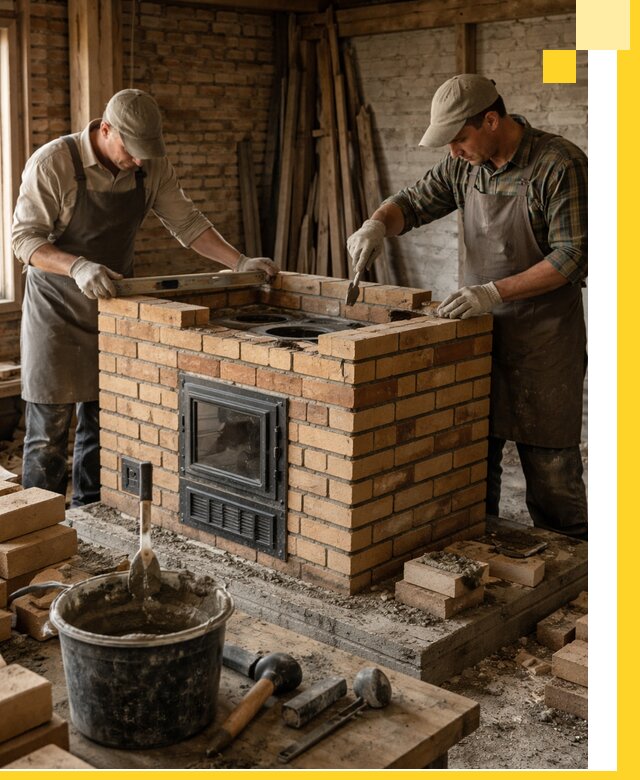 Изготовление и установка варочных печей под ключ в Бугульме