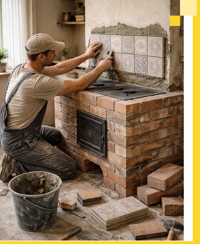 Печи с плитой на заказ монтаж гарантия и сервис в Бугульме