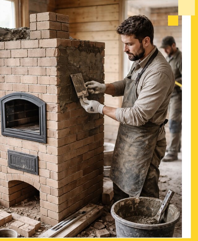 Изготовление и установка печей-шведок под ключ в Бугульме