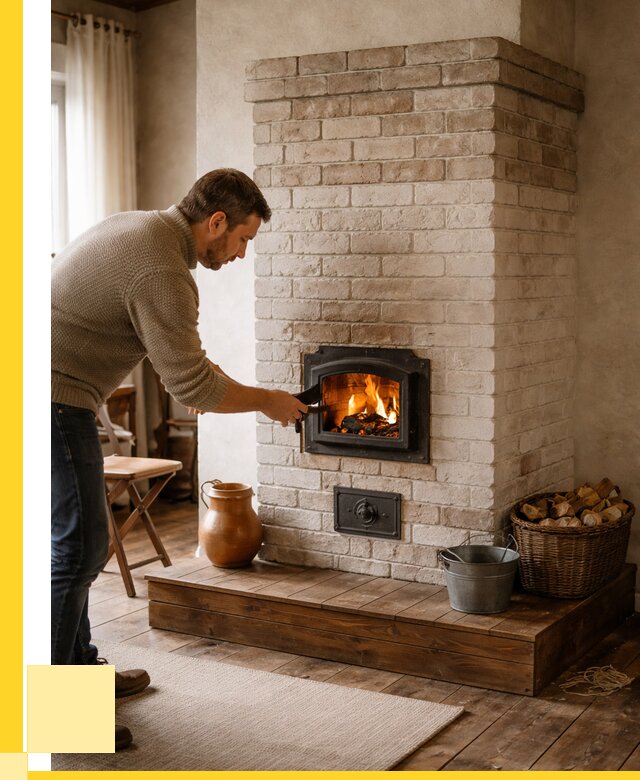 Печь голландка из кирпича в Бугульме от 85918 р. | ЭриданБгл