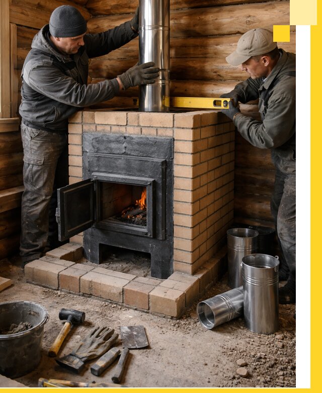 Проектирование, изготовление и установка банных печей в Бугульме