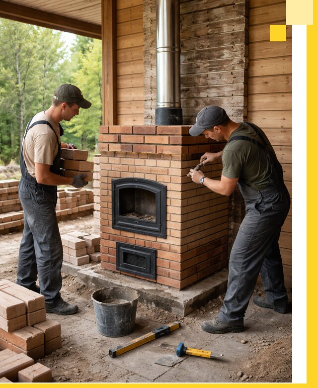 Производство и установка дачных печей под ключ в Бугульме