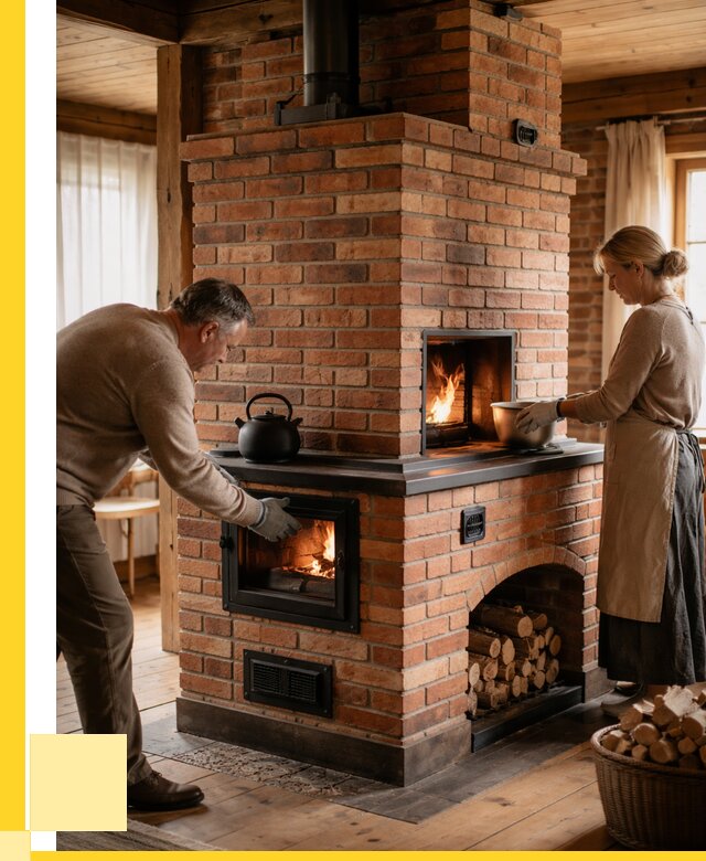 Печи для загородного дома под ключ в Бугульме от 80864 р. | ЭриданБгл