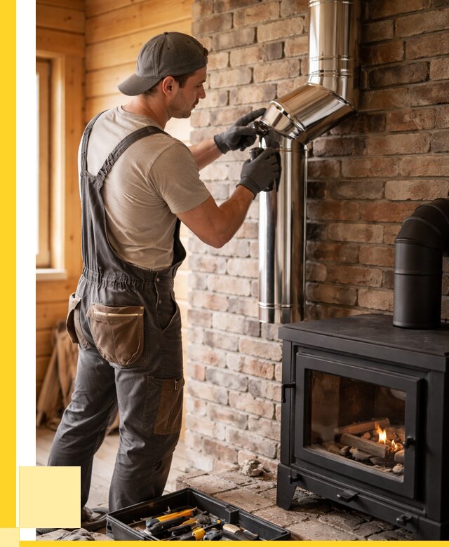 Монтаж дымоходов для печей в Бугульме от 7581 р. | ЭриданБгл