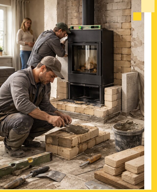 Печи и камины под ключ: проект, установка в Бугульме