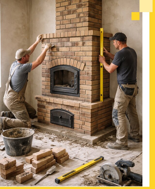 Продажа и установка печей и каминов для дома под ключ в Бугульме