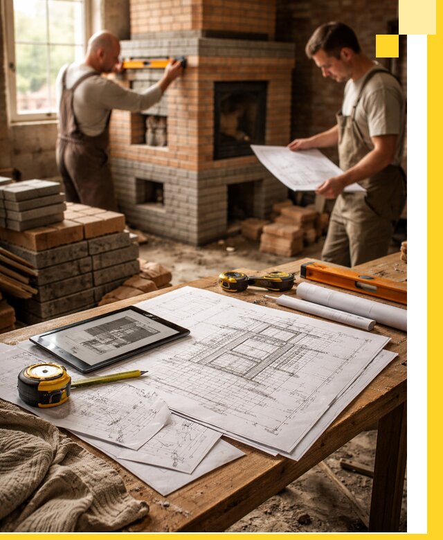 Проекты печей и каминов с индивидуальным дизайном в Бугульме