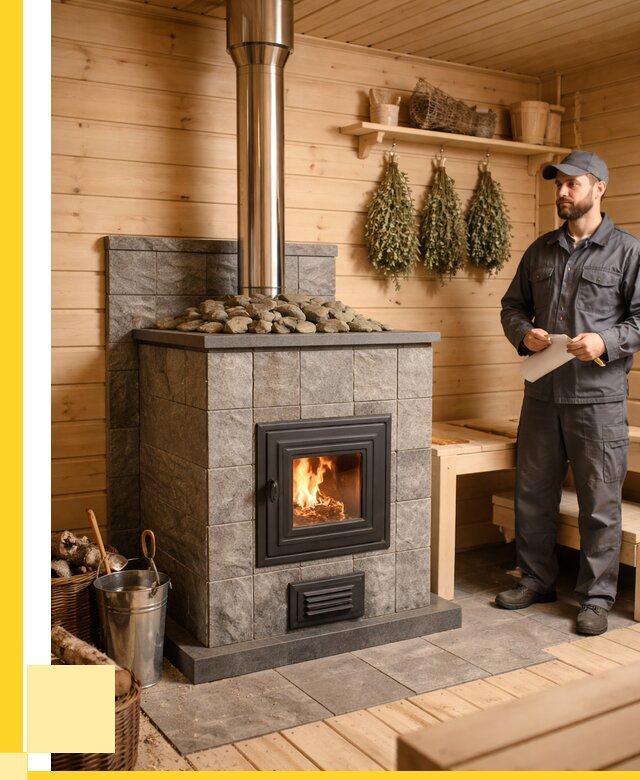 Печи для бани под ключ в Бугульме от 121296 р. | ЭриданБгл