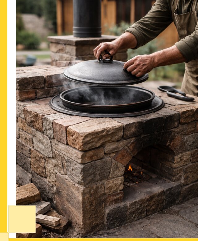 Печи для казана в Бугульме по цене от 18194 р. | ЭриданБгл