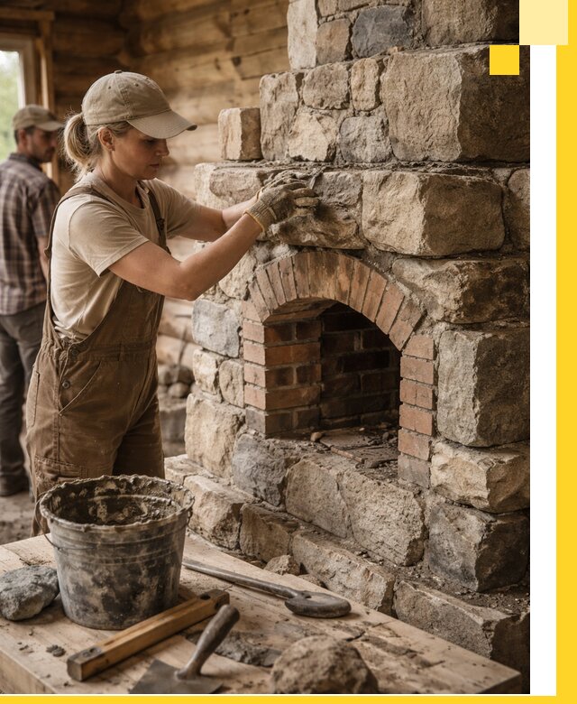 Каменные печи на заказ и монтаж в Бугульме, долговечные решения