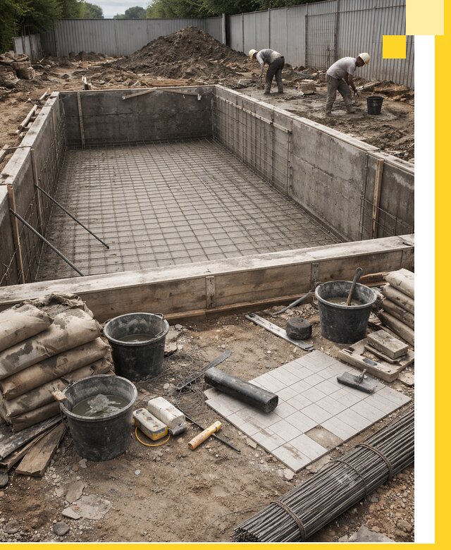 Строительство бассейнов под ключ в Бугульме, дизайн и монтаж