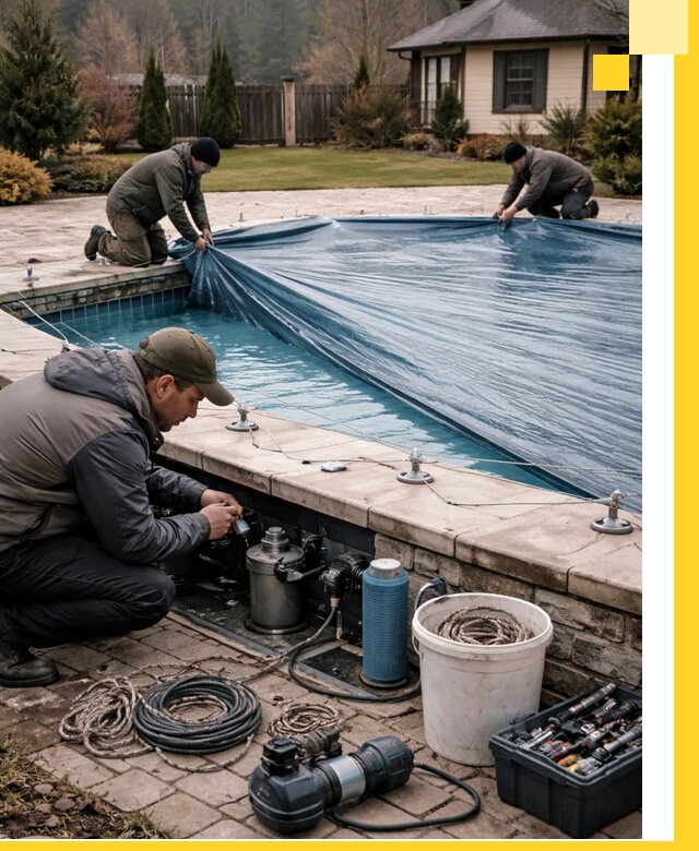 Консервация бассейнов в Бугульме: подготовка к длительному хранению