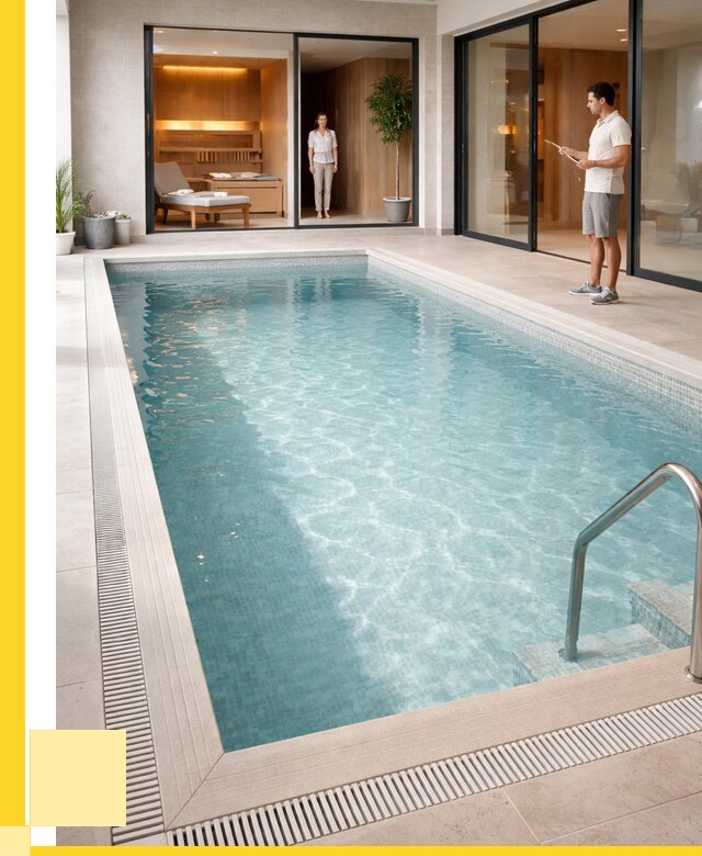 Отделка бассейна пленкой ПВХ в Бугульме от 3538 р. - ЭриданБгл