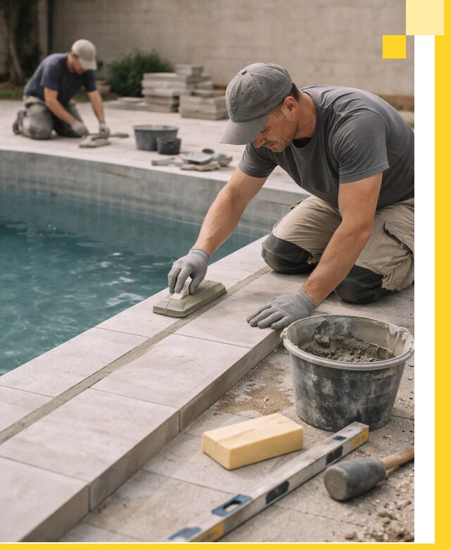 Отделка бассейнов в Бугульме: декоративная отделка и гидроизоляция