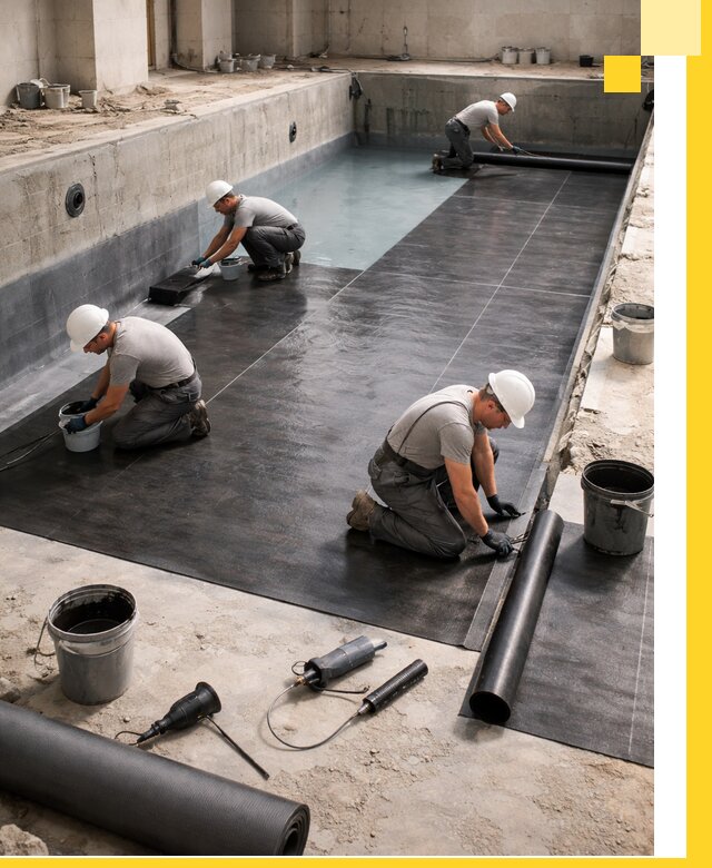 Профессиональная гидроизоляция бассейнов и чаш в Бугульме под ключ