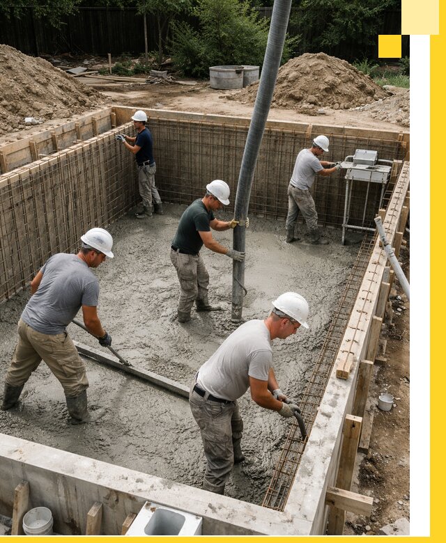 Строительство бетонных бассейнов под ключ в Бугульме