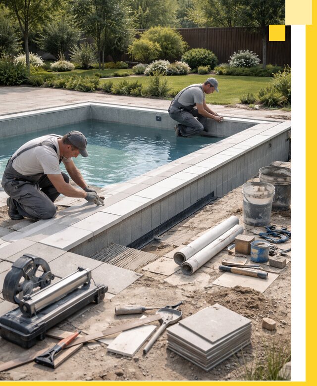 Строительство открытых бассейнов под ключ в Бугульме профессионально