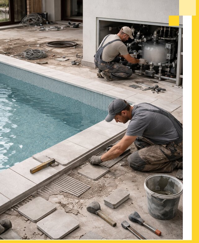 Строительство и монтаж бассейнов в коттедже в Бугульме