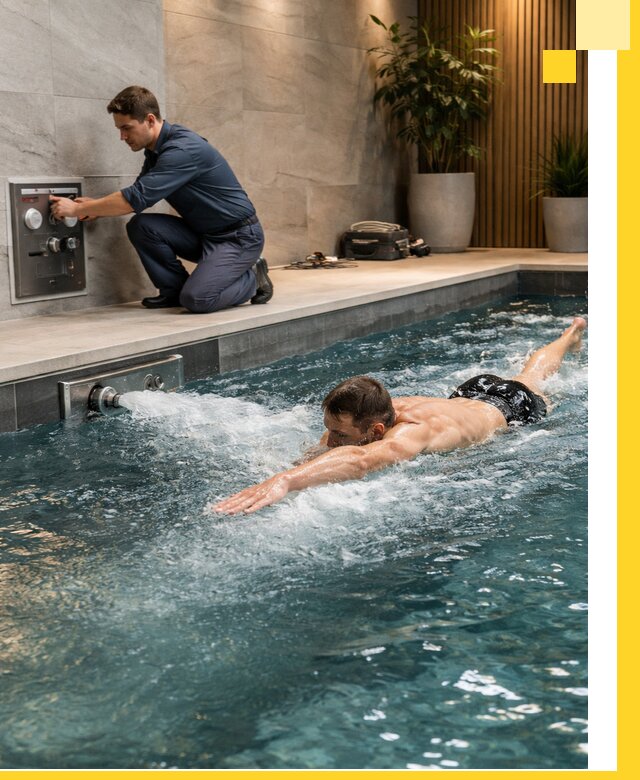 Проектирование и монтаж бассейнов с противотоком в Бугульме