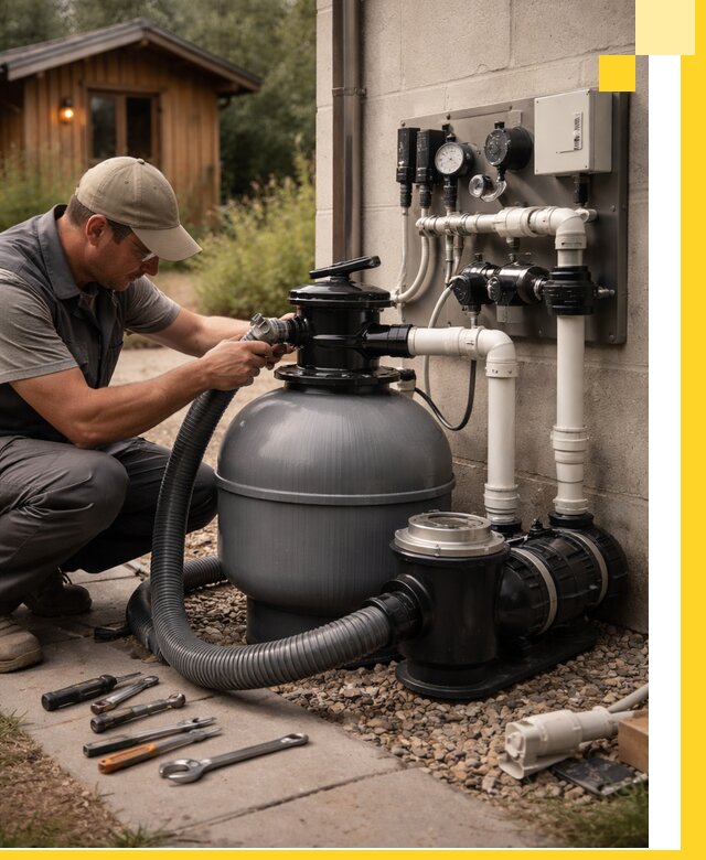 Продажа и монтаж фильтров и насосов для бассейнов в Бугульме