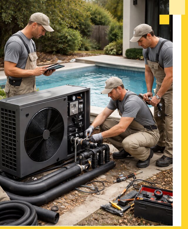 Проектирование и установка тепловых насосов для бассейнов в Бугульме