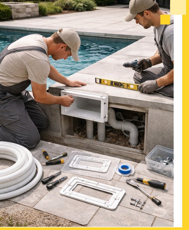 Поставка и установка скиммеров для бассейнов в Бугульме