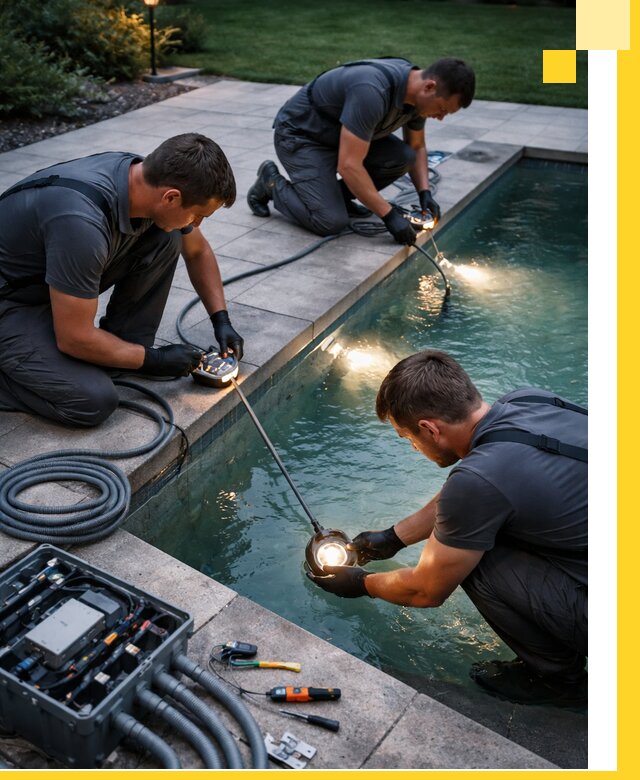 Профессиональное освещение бассейнов в Бугульме: дизайн и монтаж