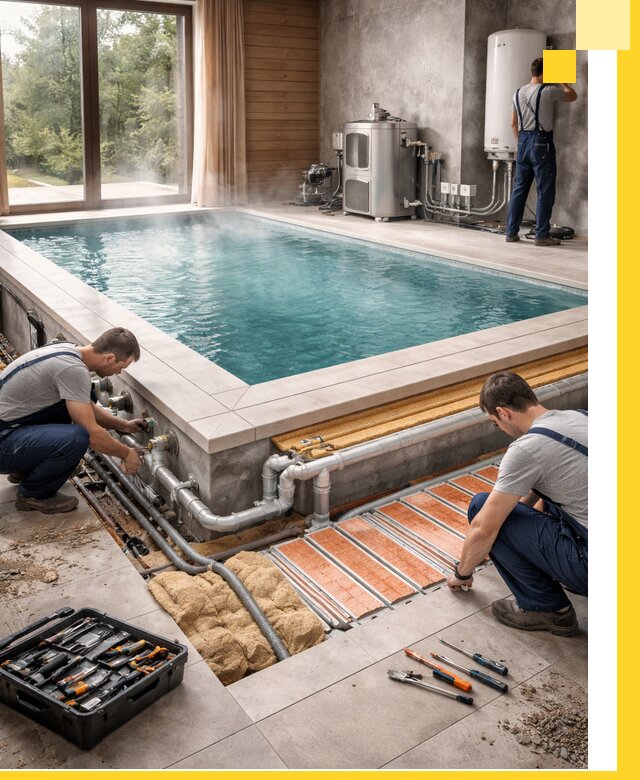 Проектирование и строительство тёплых бассейнов в Бугульме