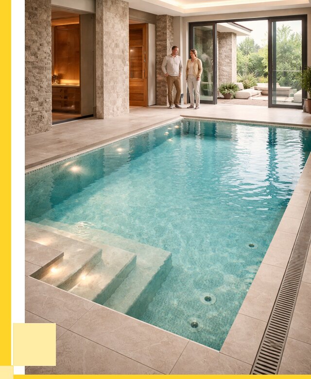 Бассейн во дворе в Бугульме: проект, отделка от 1212960 р. | ЭриданБгл