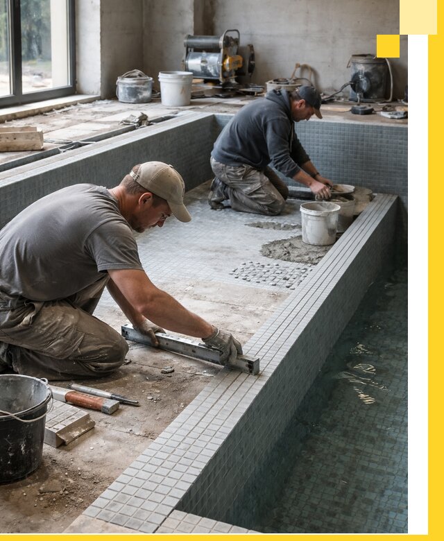 Строительство бассейна в частном доме в Бугульме под ключ