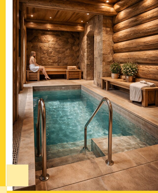 Аренда бани с бассейном в Бугульме от 1516200 р. | ЭриданБгл