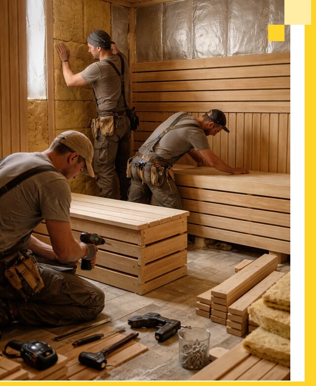 Профессиональное строительство саун под ключ в Бугульме