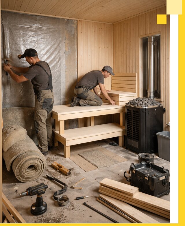 Проекты саун под ключ в Бугульме дизайн и строительство