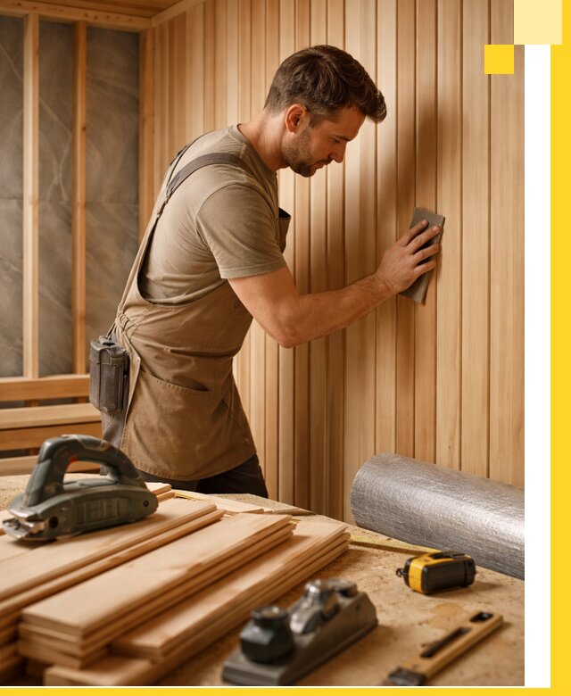 Профессиональная отделка саун и парных под ключ в Бугульме