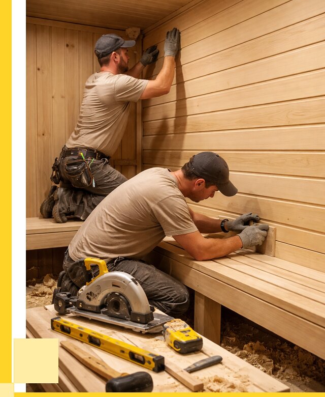 Обшивка саун вагонкой в Бугульме от 2527 р. | ЭриданБгл